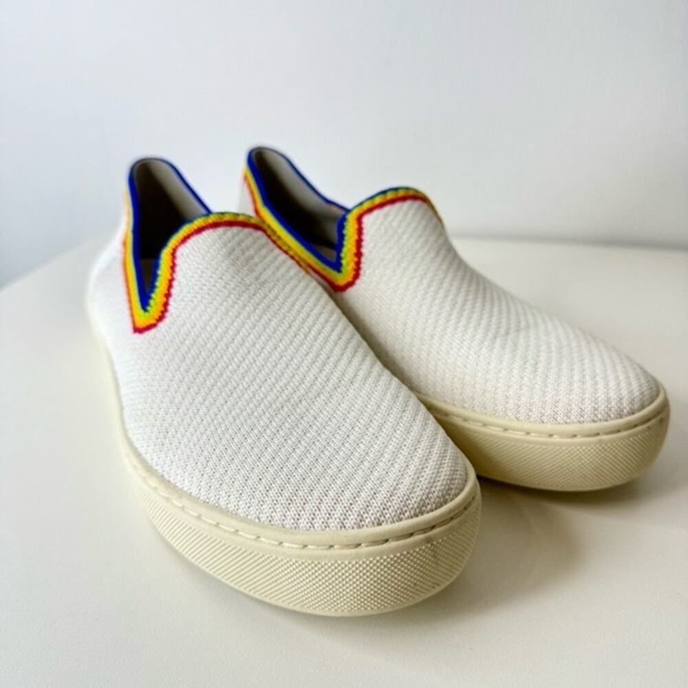 Rothy SF Pride rainbow slip in sneaker Rare‎ limited edition retired 8